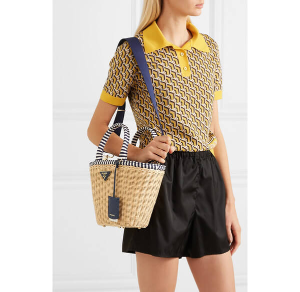2019新作 PRADA プラダスーパーコピー かごバッグ/ ウィッカー バッグ